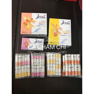 Bán lẻ tampon đủ size Set 10 chiếc băng vệ sinh dạng nút tampons Jessa