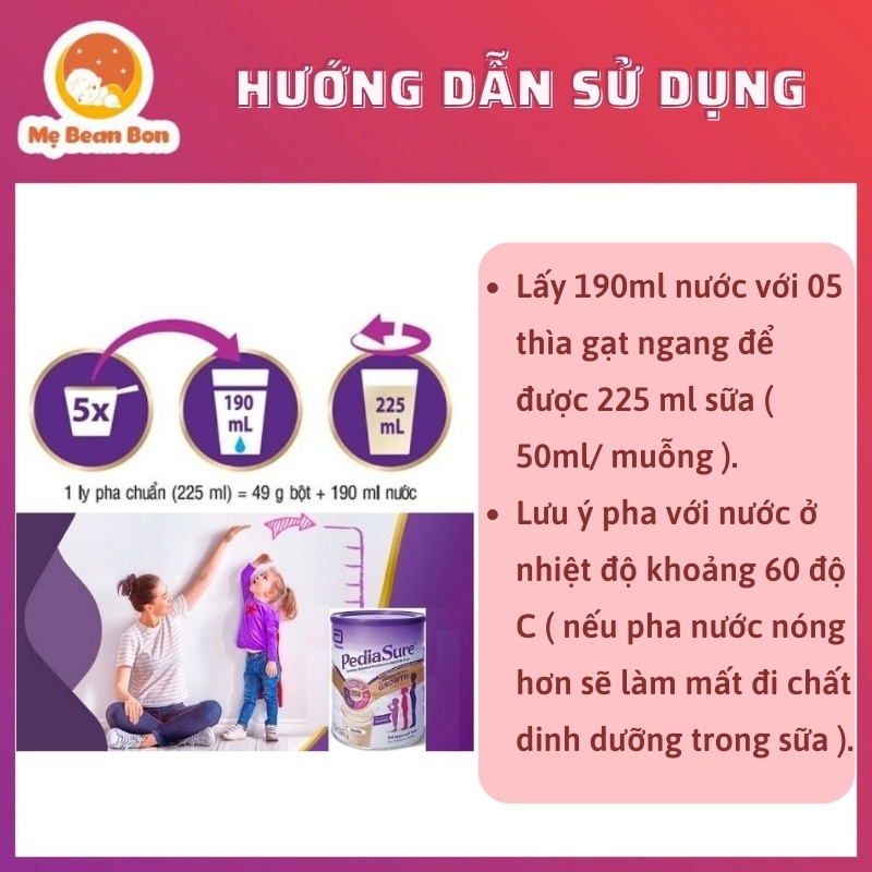 Sữa Pediasure Úc 850g HÀNG AIR