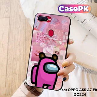 [ MẪU HOT] ốp lưng dành cho điện thoại Oppo A5s - A7 - F9 in hình Among Us siêu chất - ốp HOT