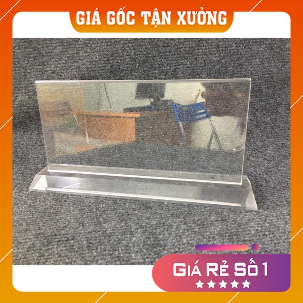 [Giá gốc Tận Xưởng] Kệ mica chức vụ 2 mặt quân đội lớn cao cấp, Đế dày 20mm vát 4 cạnh