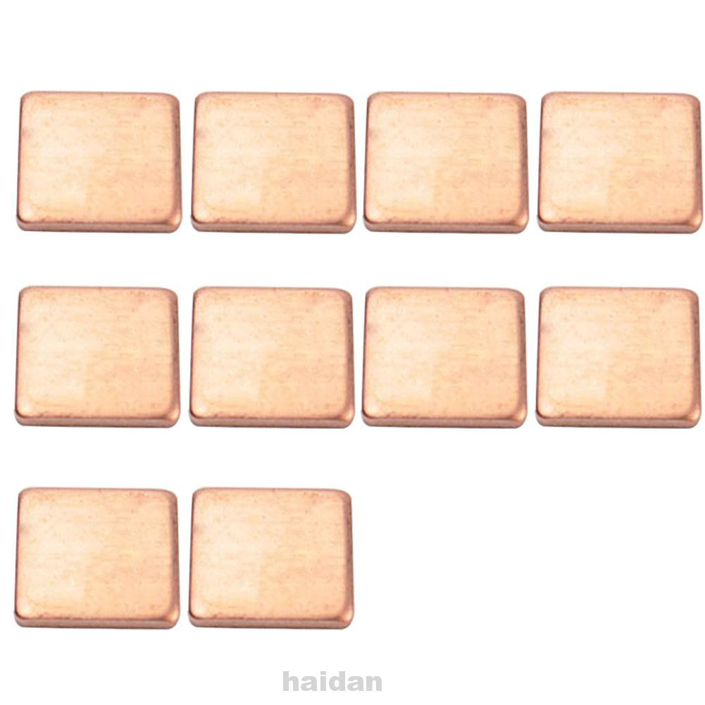 10pcs Heat Sink Copper Shim Graphics Card Dissipation Laptop Mini Thermal Pad Computer GPU