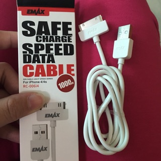 Cáp sạc nhanh cho iphone 4/4s chính hãng Emax  (vthm9)