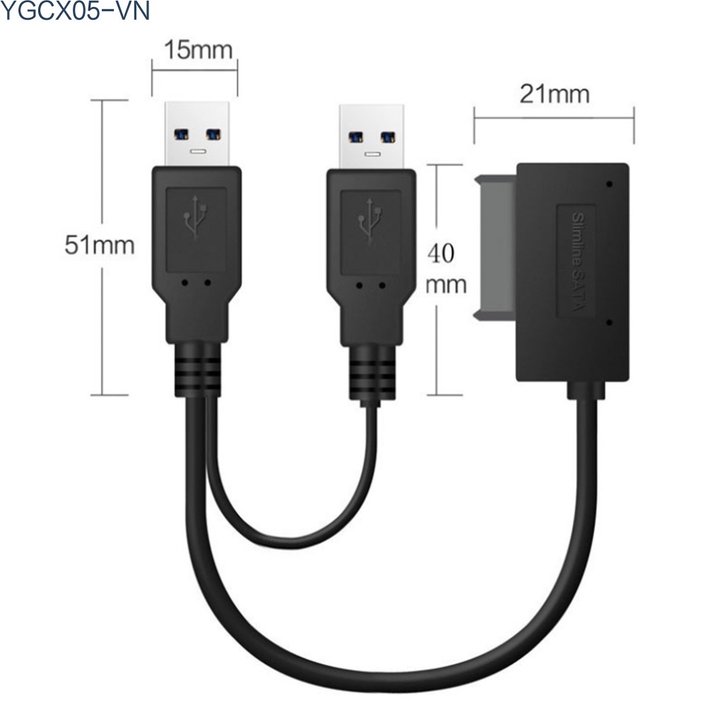 Cáp Chuyển Đổi Usb 2.0 Sang Sata 13pin Sata 7 + 6 Pin Cho Notebook Laptop Cd-Rom Dvd-Rom Odd | BigBuy360 - bigbuy360.vn