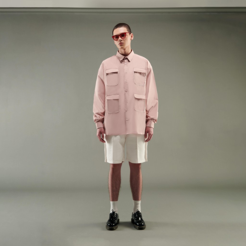 ÁO SOMI POCKET Shirt PINK | BigBuy360 - bigbuy360.vn