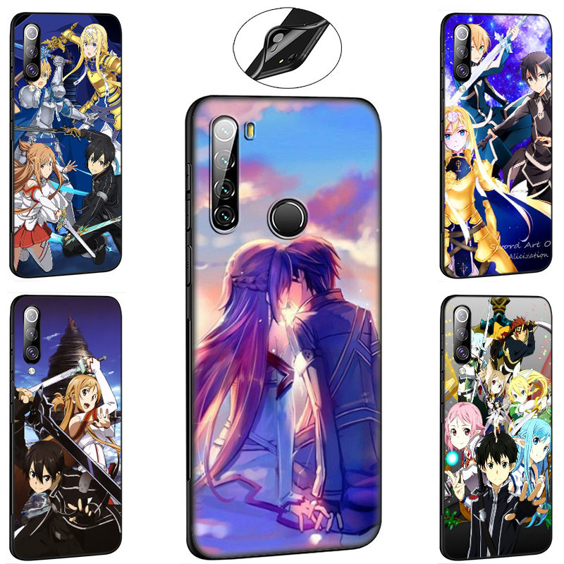 Ốp Lưng Silicone In Hình Sword Art Online Cho Xiaomi Mi 10 9 8 6 Se Lite Mi10 Mi9 Mi8 Mi6 86sf