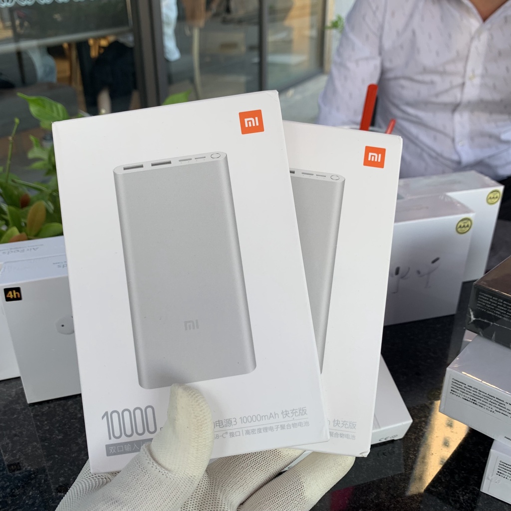 Sạc Dự Phòng - Sạc Dự Phòng Xiaomi Type- C gen 3 pro 10000mAh - Hỗ trợ sạc hai cổng ra- Bảo hành 3 tháng