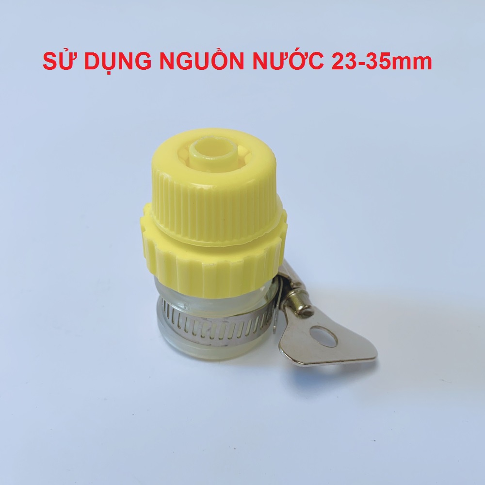 [PVC] Cút Siết Dây Nước, cút nối trực tiếp vòi nước Dùng Cho Các Loại Máy Rửa Xe