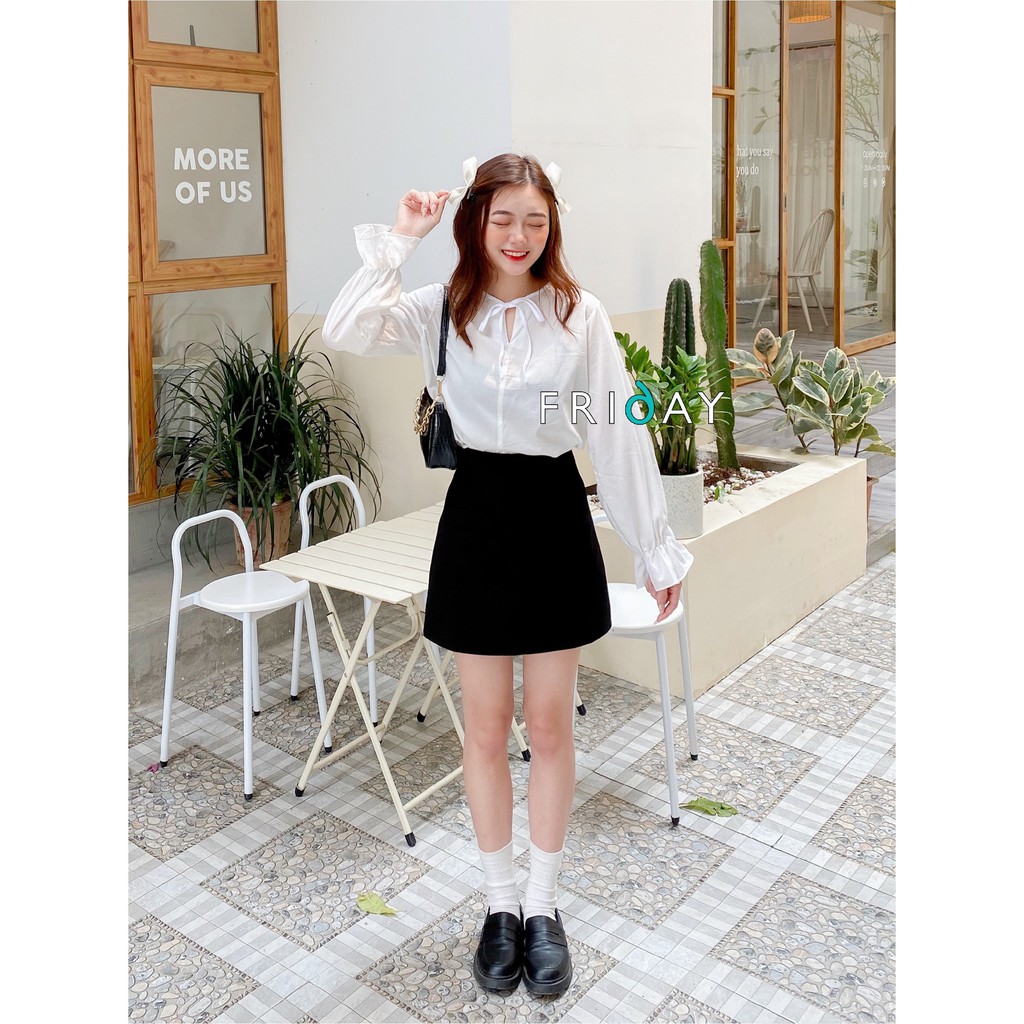 Chân váy thiết kế chữ A gân trước Friday | BigBuy360 - bigbuy360.vn