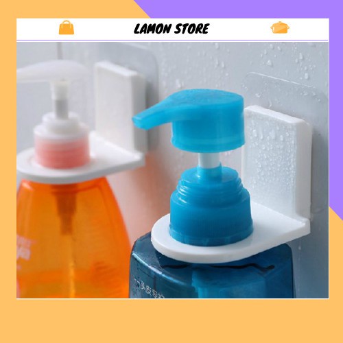 Móc Treo Dầu Gội Đầu , Móc Treo Chai Sữa Tắm Dán Tường Nhà Tắm Siêu Chắc 88100 Lamon Store