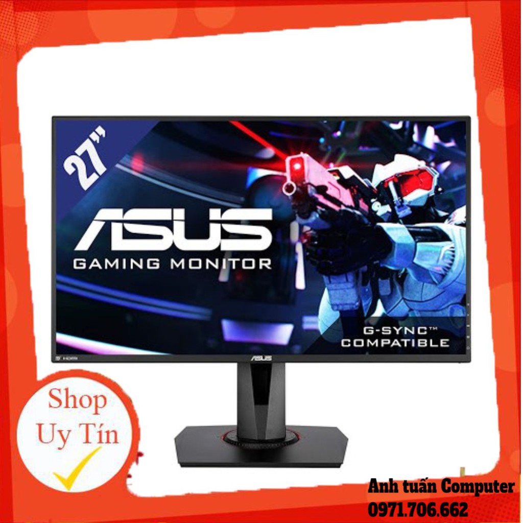 Màn Hình Gaming - ASUS VG278Q 27" 144Hz 1ms G-SYNC Compatible, Adaptive-Sync Full HD 2 Loa | WebRaoVat - webraovat.net.vn