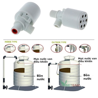Phao chống tràn tự động phi 21 ( hết nước tự mở, đầy nước tự ngắt)