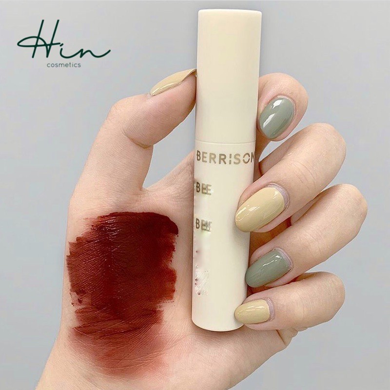 Son Kem Berrisom Real Me Velvet Tint Màu 05 Ređish Brick: Nâu gạch