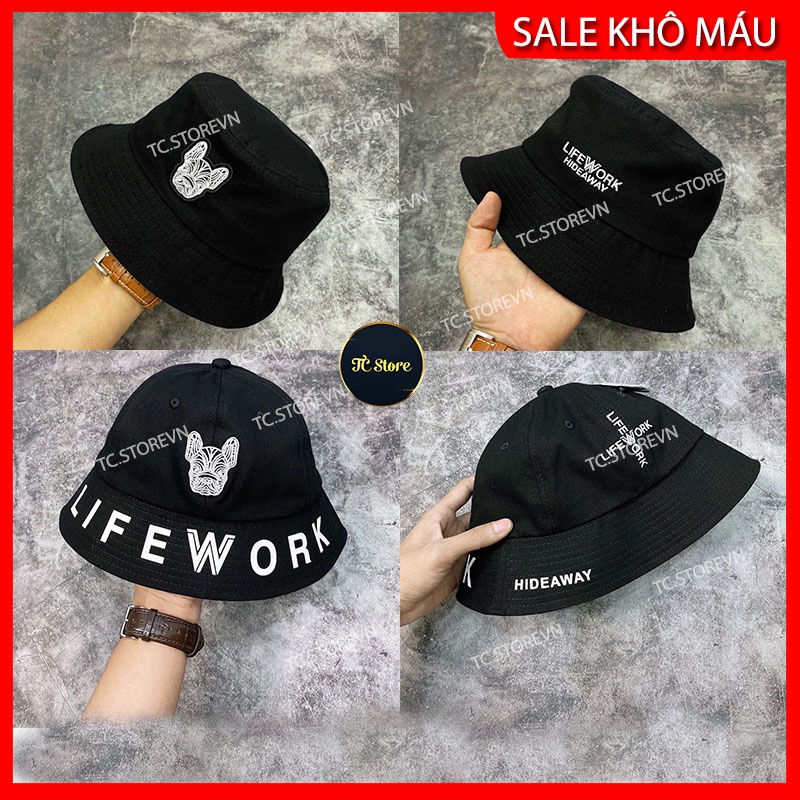 Mũ Bucket LifeWork ⚡️ Hàng Xuất Dư ⚡️ Rẻ Nhất Shopee
