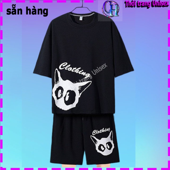 ĐỒ BỘ NAM  FREESHIP  SÉT THỂ THAO IN HÌNH CON MÈO HOẶC DƠI SIÊU NGẦU H01