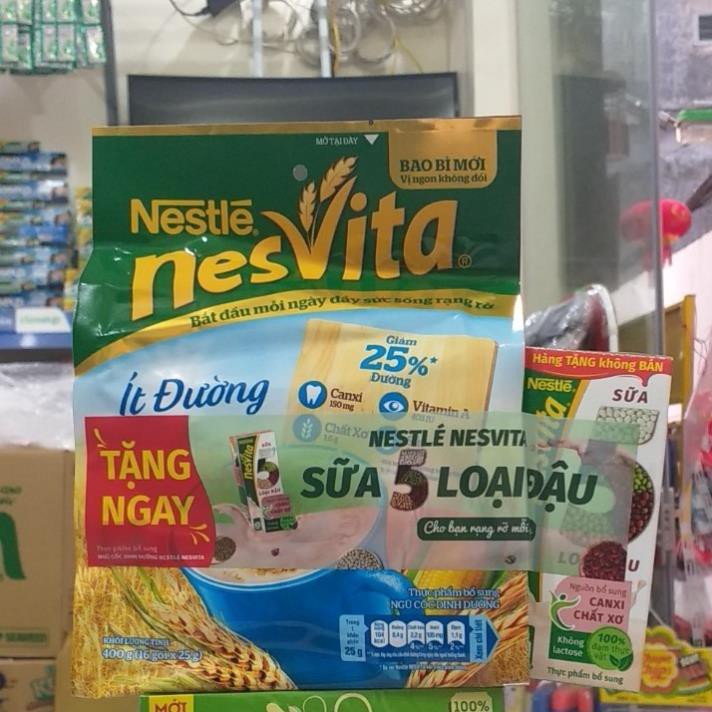 Ngũ cốc Nestlé Nesvita ÍT ĐƯỜNG 400g