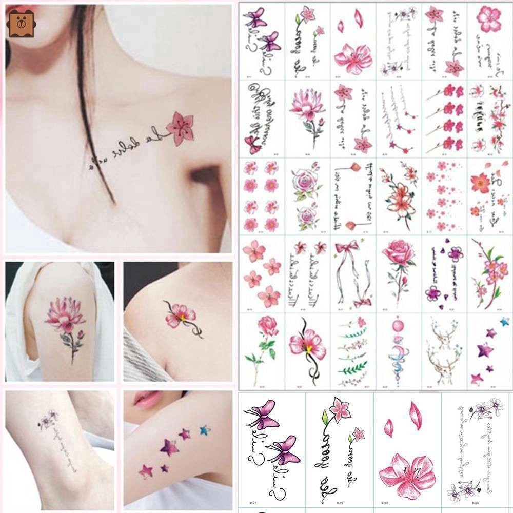 Miếng dán tattoo mini - Hình xăm mini cá tính - 1 tấm màu ngẫu nhiên