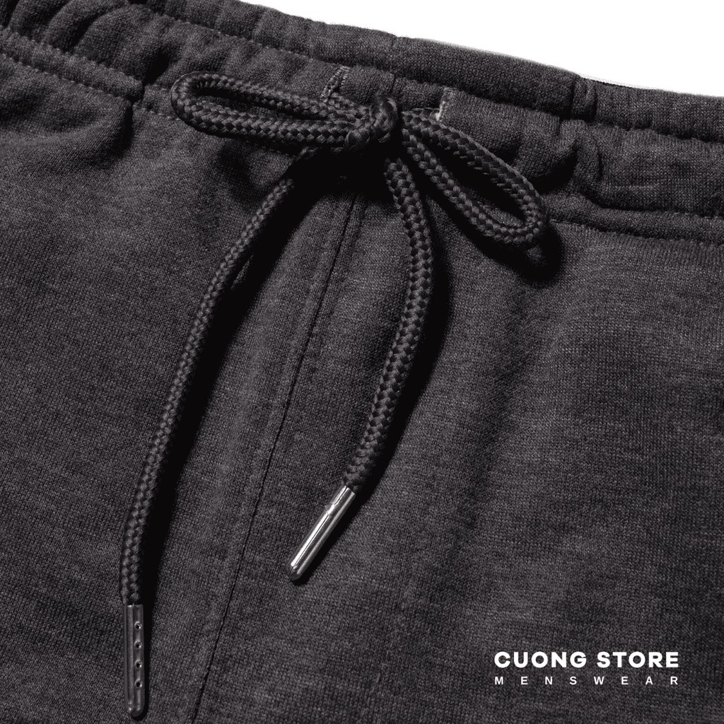 Quần short thun cao cấp thêu chữ CHEMICAL 2005007 vải Cotton dày dặn, co giãn thoải mái - MENFIT