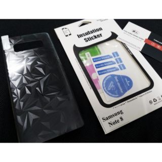 Dán 3d kim cương mặt sau Samsung Note 8