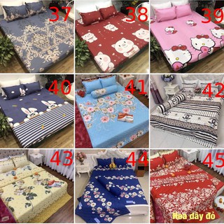 Trọn bộ chăn ga gối cotton poly
