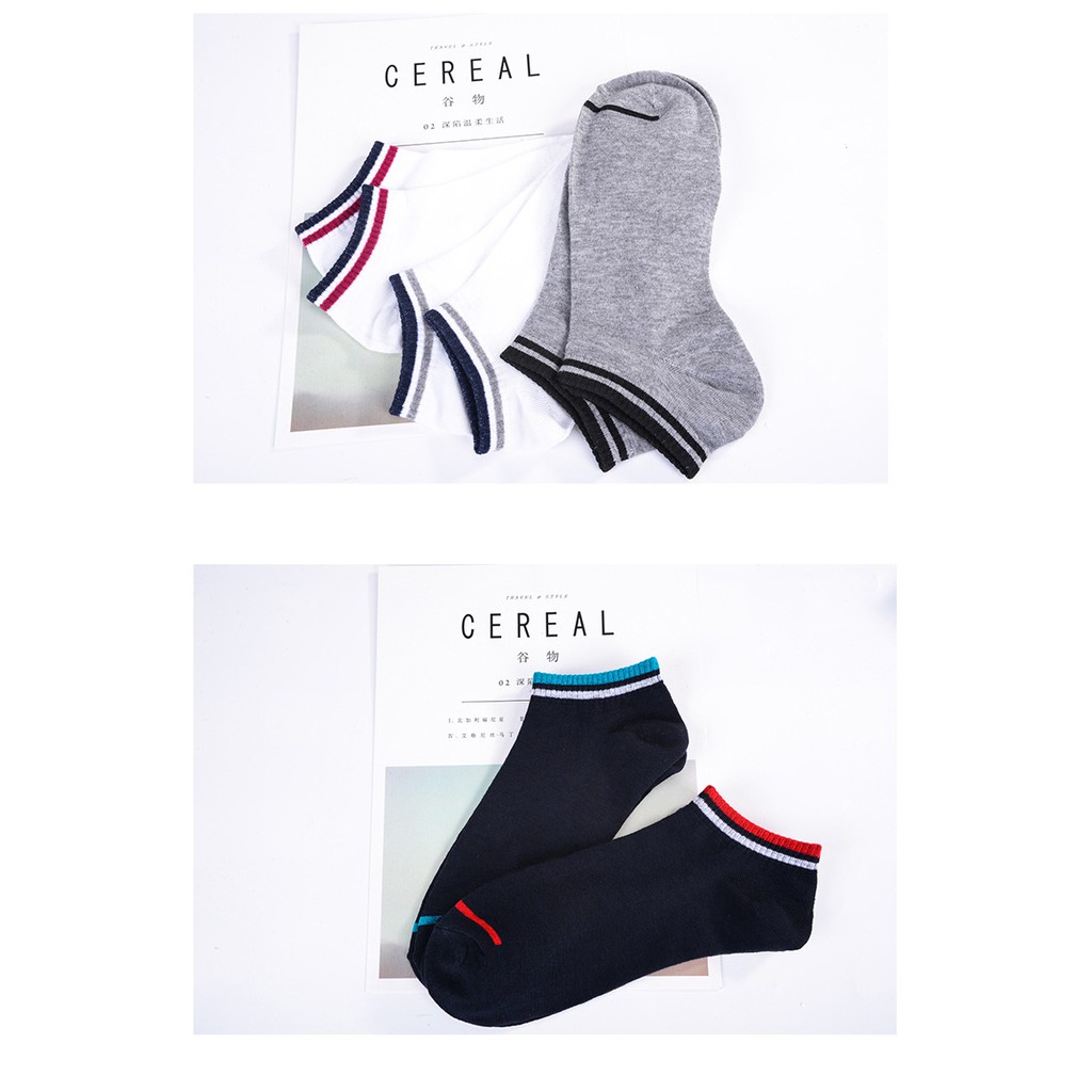 Đôi Tất Chân CỔ NGẮN SỌC Loại 1 V7 Dành Cho Bạn Gái