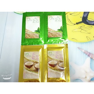 Combo 4 gói bột cám gạo mini An Thy ( 2 trà xanh + 2 thảo mộc)