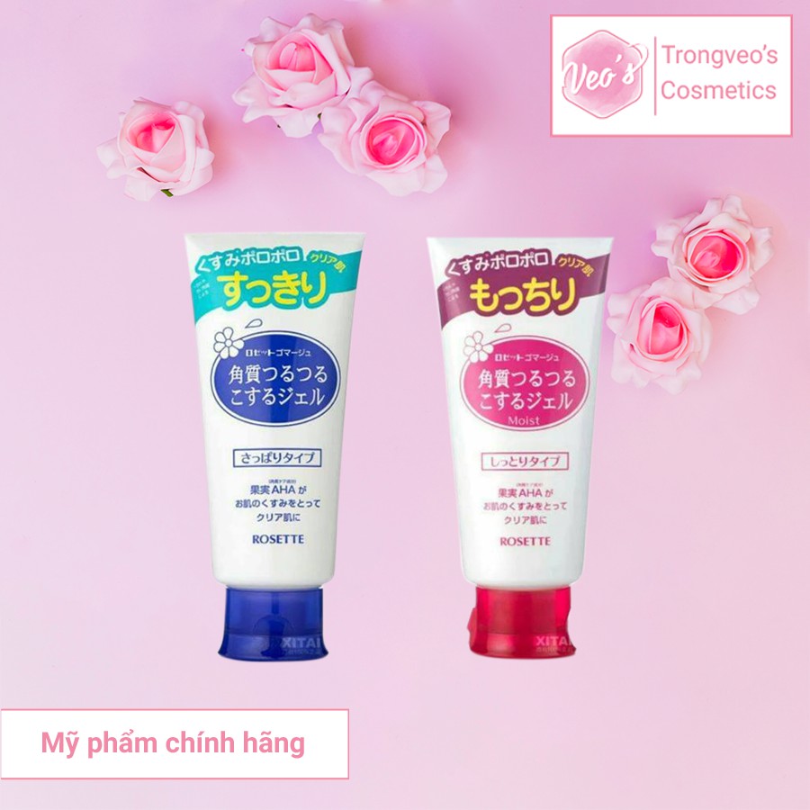 Tẩy da chết Rosette dịu nhẹ dành cho mọi loại da 180g