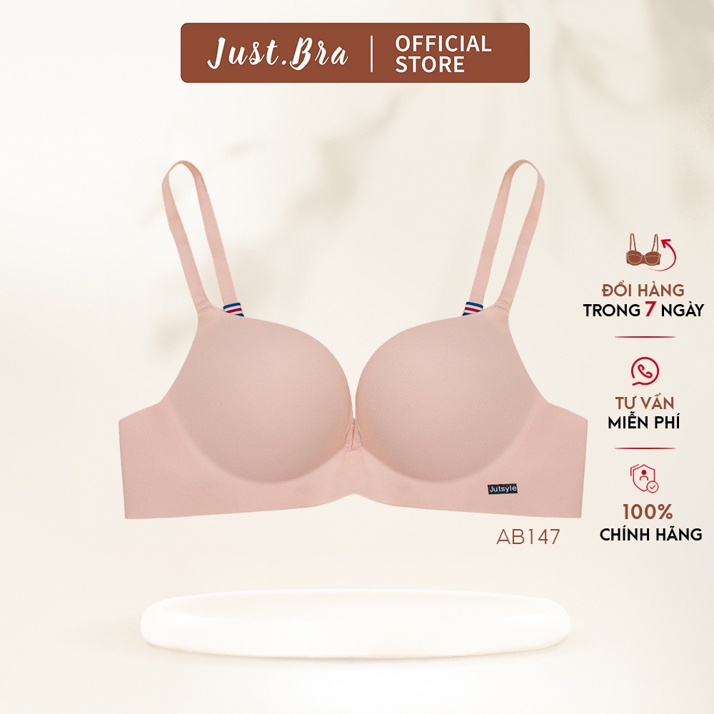 [Mã WABR0101 giảm 10% đơn 99K] Áo ngực Just Bra đúc mút xốp mềm, thoáng mát AB147