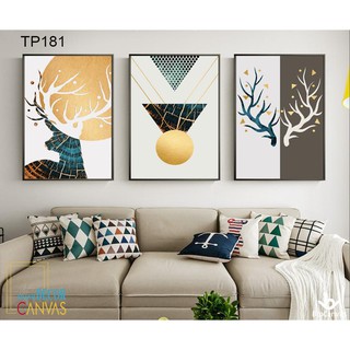 𝐓𝐫𝐚𝐧𝐡 𝐂𝐚𝐧𝐯𝐚𝐬 𝐏𝐡𝐨̀𝐧𝐠 𝐊𝐡𝐚́𝐜𝐡 - 𝐓𝐫𝐚𝐧𝐡 𝐇𝐨𝐚 𝐋𝐚́ - Bộ Tranh Hươu