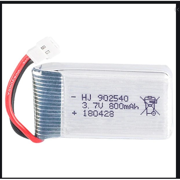 Pin kèm sạc 3.7v 800mah lipo máy bay flycam có mạch bảo vệ pin