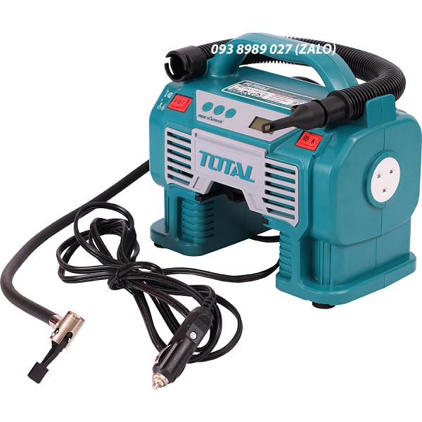 MÁY BƠM HƠI TỰ ĐỘNG DÙNG PIN TOTAL 20V TACLI2002 ( không kèm pin và sạc )