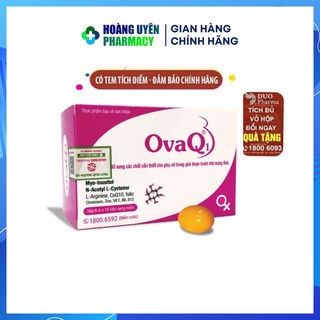 Viên uống hỗ trợ mang thai Ovaq1 - Hộp 30 viên và 60 viên