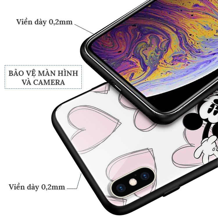 Ốp Hình Mickey-Minnie Thương Hiệu LOVING Iphone 7/7Plus/8/8Plus/X/Xs/Xs Max/11/11 Promax/12/12 Promax Lpc22014620