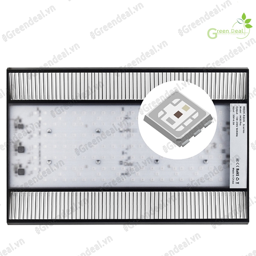 WEEK AQUA - LED Light RGB-UV  | Đèn LED trồng cây thủy sinh hồ cá, bán cạn, tiểu cảnh trong nhà
