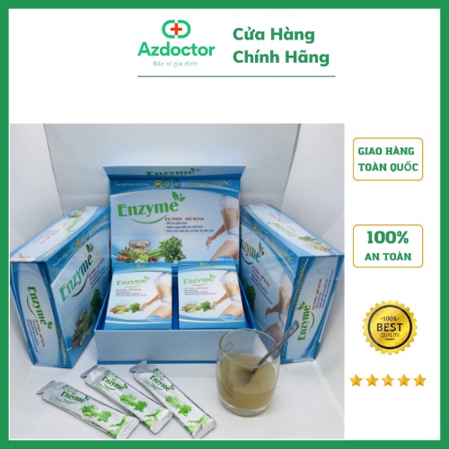 Gold Slimming Enzyme Giảm Cân An Toàn Eo Thon Dáng Đẹp - Slim Beauty 7 Days (Mẫu Mới) hộp 30 gói