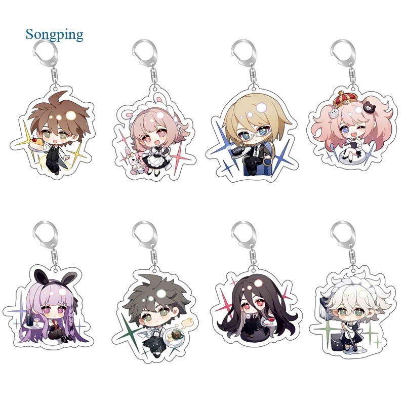 Móc Khóa Acrylic In Hình Songping Dangan Dangan Ronpa Komaeda Nagito