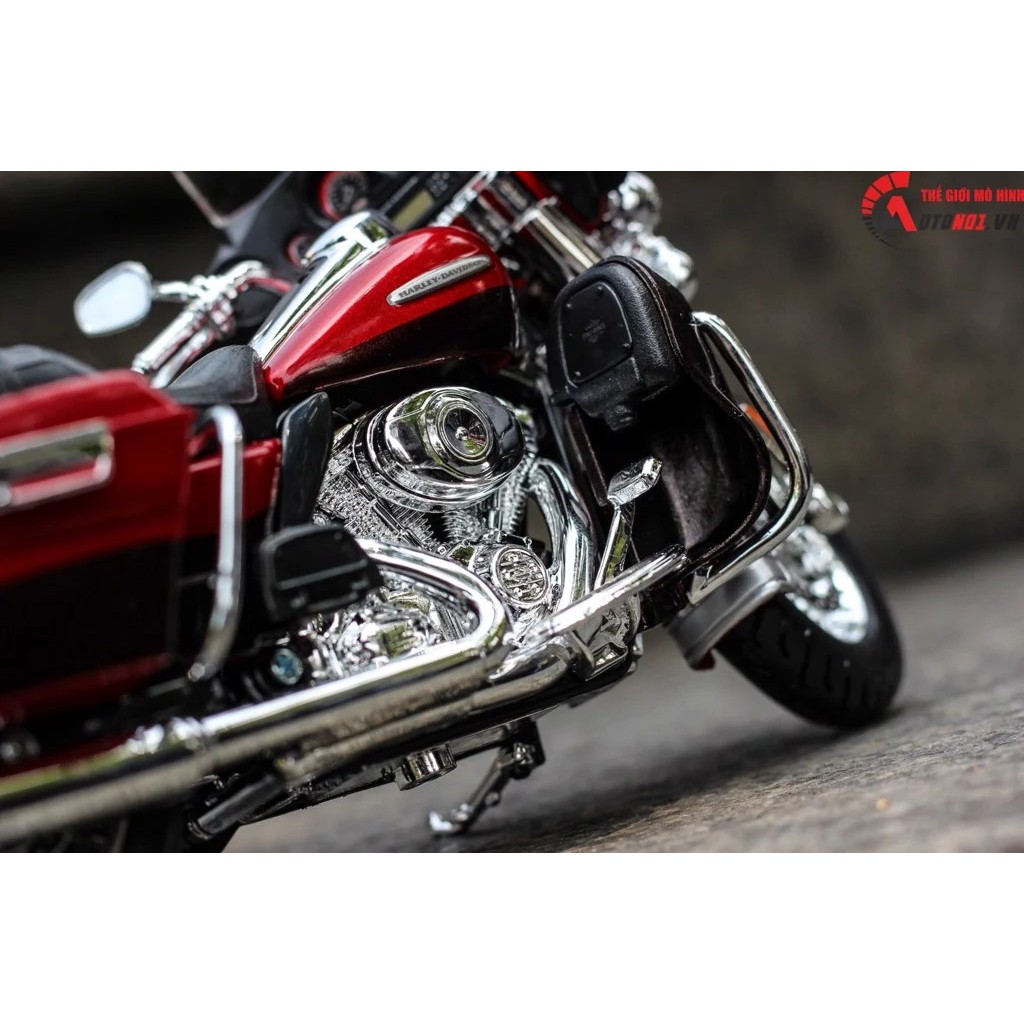 MÔ HÌNH XE HARLEY DAVIDSON FLHTK ELECTRA GLIDE ULTRA LIMITED RED 2013 1:12 MAISTO  5803