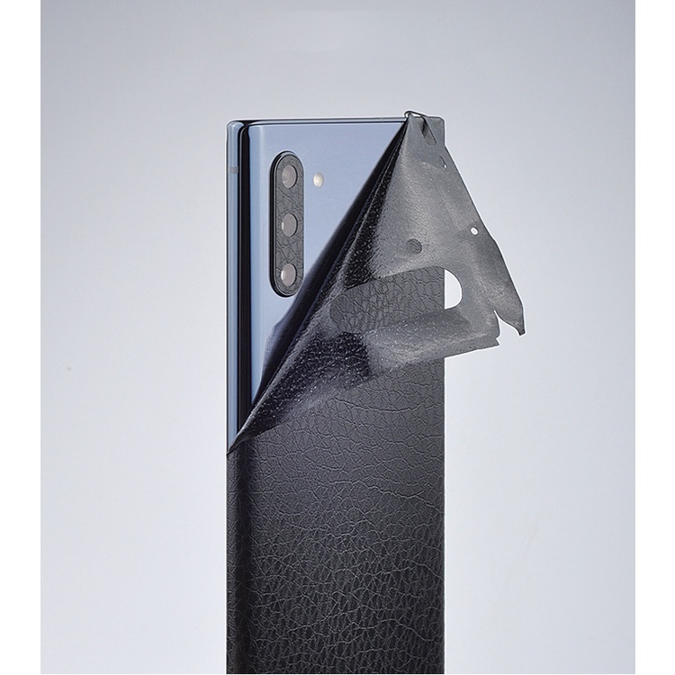 Dán mặt lưng skin vân giả da Samsung NOTE 10 PLUS NOTE 10 S20 ultra Note 20 S10 PLUS S10 5G NOTE 8 NOTE 9 S8 S9 S10