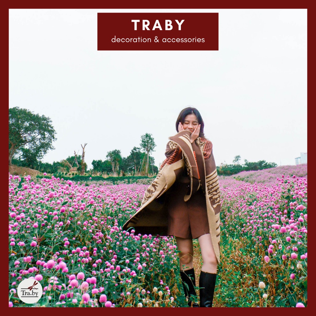 Áo choàng họa tiết ngựa vằn