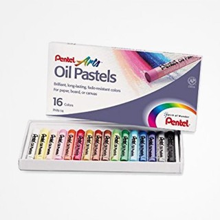 MÀU SÁP DẦU PENTEL 16 MÀU, OIL PASTELS, SÁP MÀU