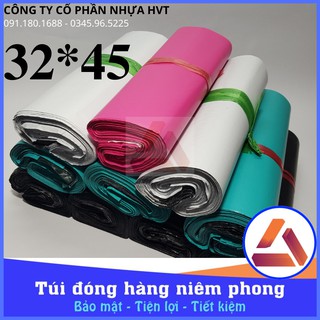 [RẺ VÔ CỰC] 100 Túi Niêm  Phong Chống Bóc, Túi Gói Hàng - Bền Đẹp, Dai, Khó Kéo Rách [32*45]