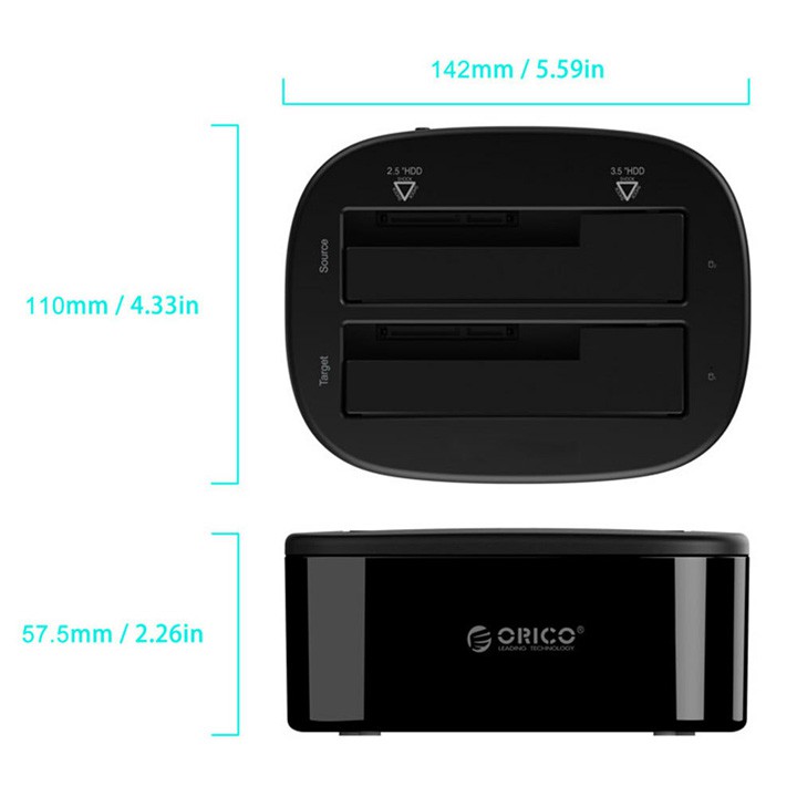 Dock ổ cứng USB3.0 Orico 6228US3