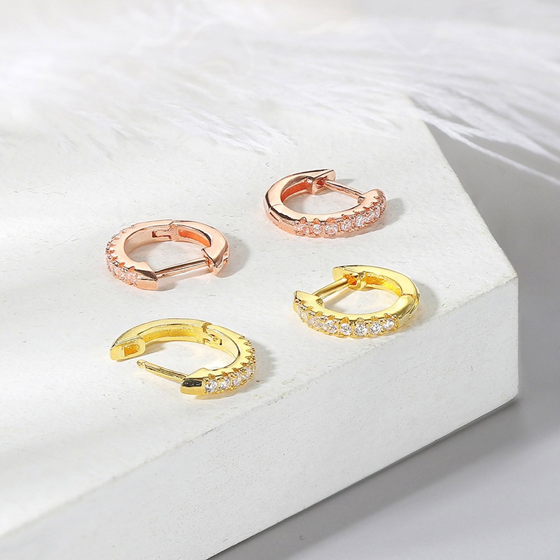 Bông Tai Đính Đá Zircon Thời Trang Cho Nữ