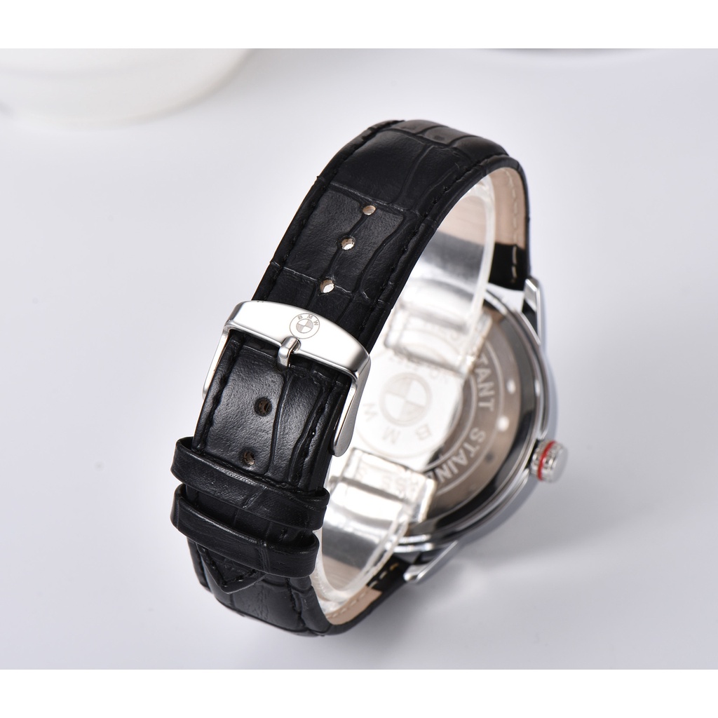 Đồng Hồ Nam BMW Sang Trọng Và Đẳng Cấp, Đồng Hồ Thể Thao Logo Xe hơi, Dây da cao cấp, Mặt kính Sapphire, Chống nước | BigBuy360 - bigbuy360.vn