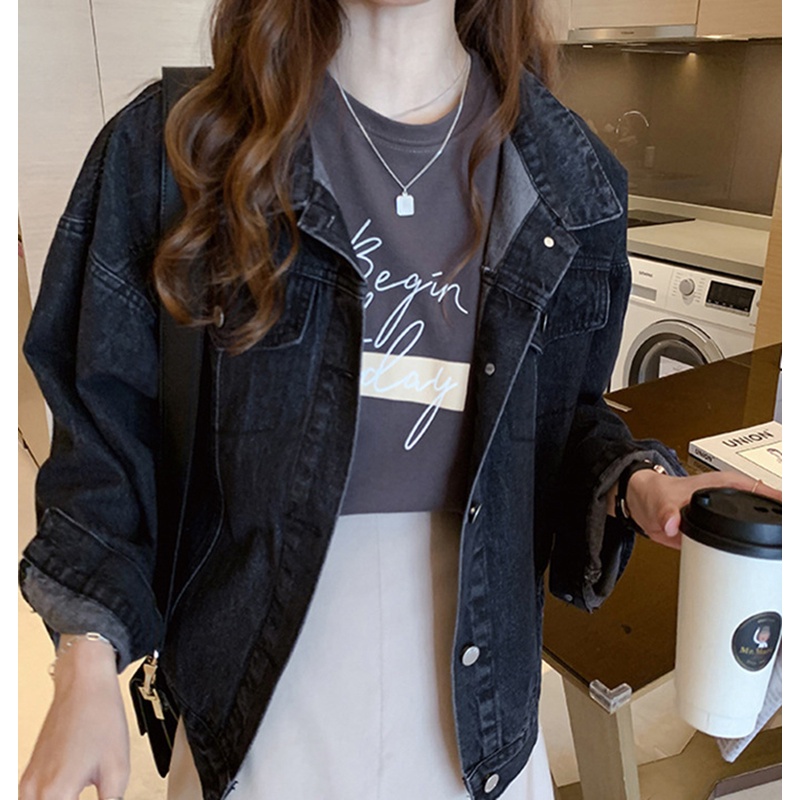 Áo thun ngắn IELGY tay cổ tròn phong cách phương tây thời trang cho nữ