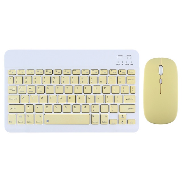 Bộ Bàn Phím Và Chuột bluetooth Không Dây 10 inch Thông Dụng Cho Điện Thoại / Máy Tính