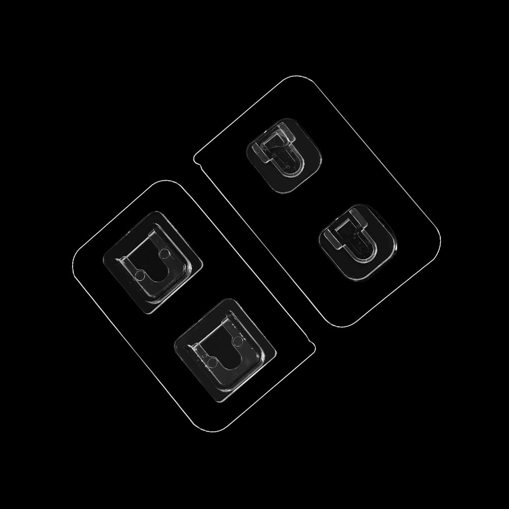 Miếng dán trong suốt cố định ổ cắm điện gắn tường không cần khoan tiện lợi