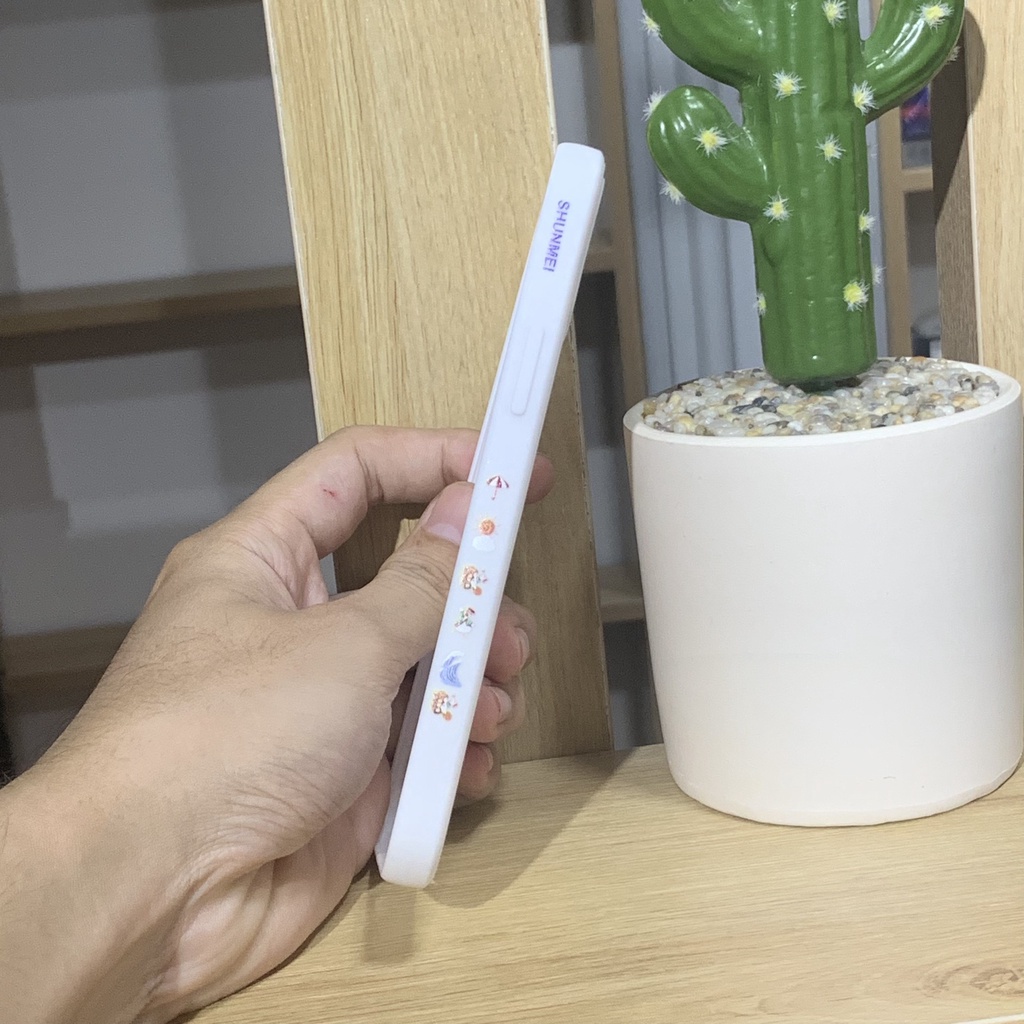 Ốp hoạt hình tàu vũ trụ dễ thương - chất liệu silicone mềm chống bẩn OPHH01 Double B Store