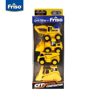 Bộ xe đồ chơi công trình Friso