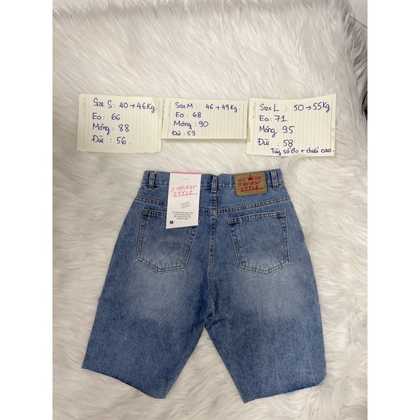 Sale Quần Short Ngố nữ nắp kiểu 1 bên Ms 4056