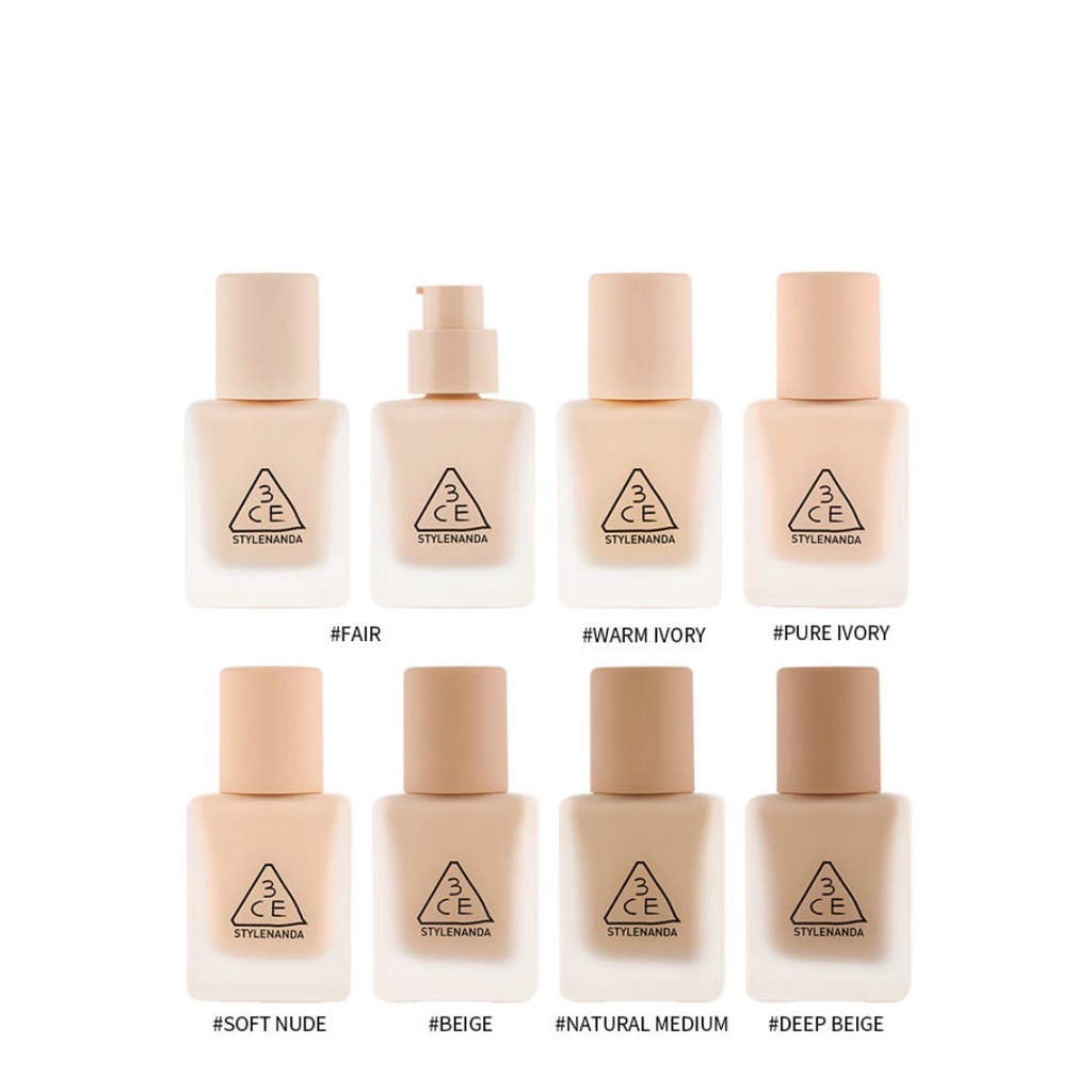 Kem Nền 3CE Velvet Fit Foundation 30g